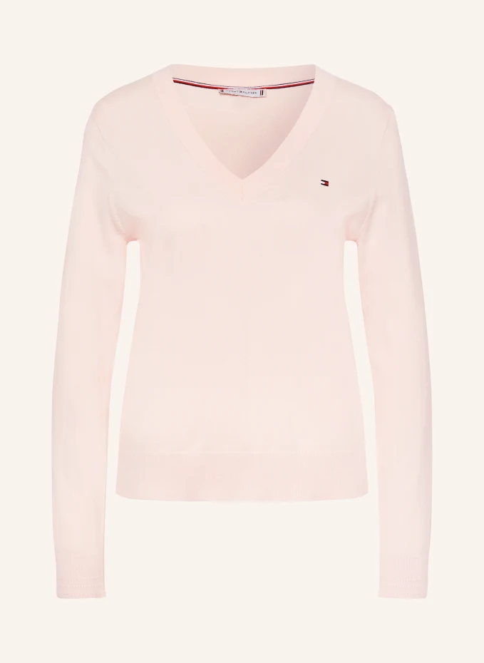 

Пуловер Tommy Hilfiger, розовый