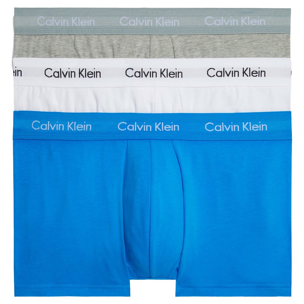 

Боксеры Calvin Klein 0000U2664G Low Rise 3 шт, синий