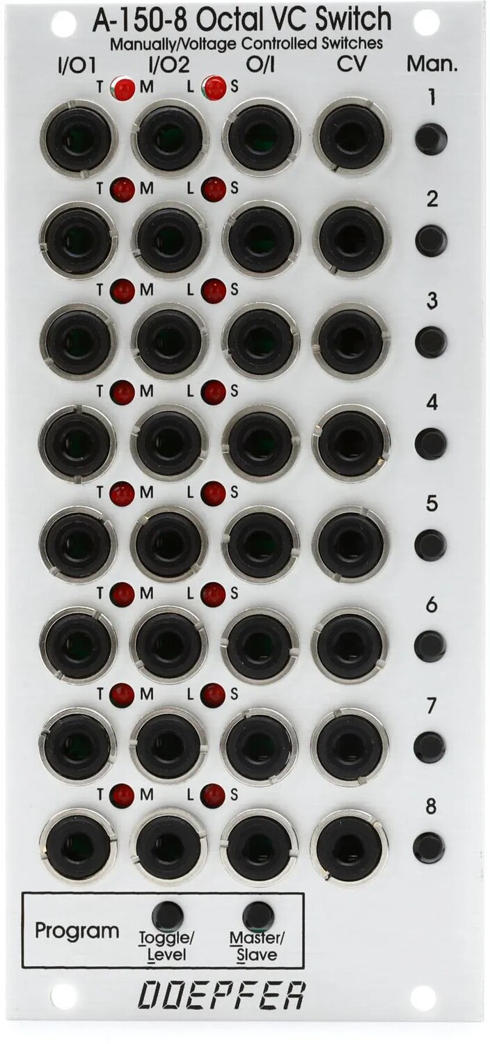 

Doepfer A-150-8 Octal VC/ручной программируемый переключатель