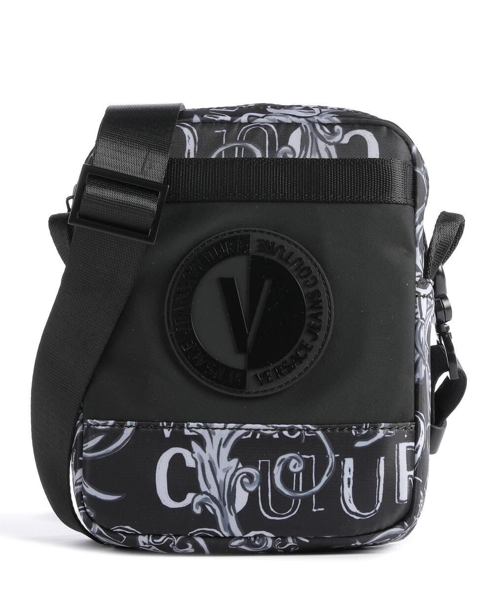 

Сумка через плечо с логотипом Couture, нейлон Versace Jeans Couture, черный