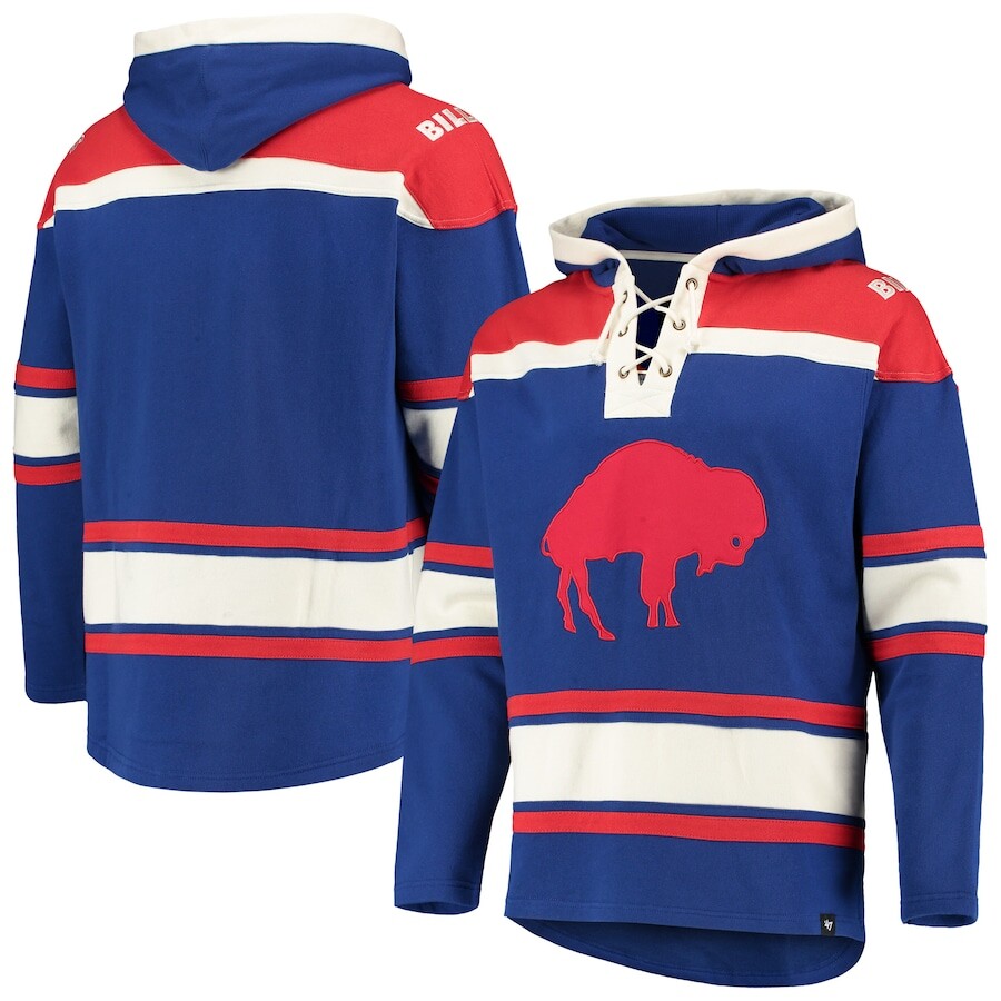 

Пуловер с капюшоном 47 Buffalo Bills, роял
