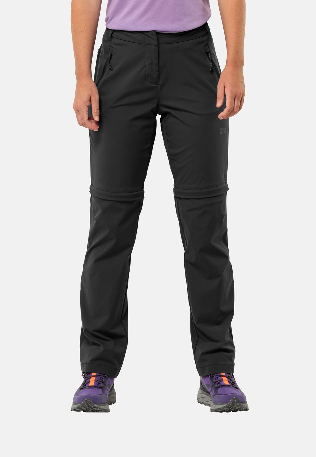 Уличные брюки GLASTAL Jack Wolfskin, цвет black