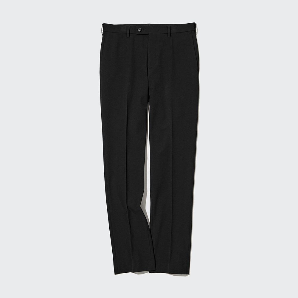 

Брюки Uniqlo Heattech узкие теплые повседневные, черный
