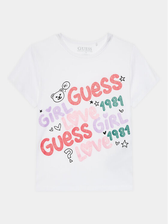 

Футболка стандартного кроя Guess, белый