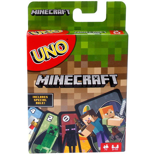 Настольная игра Uno Minecraft Mattel настольная игра mattel uno party