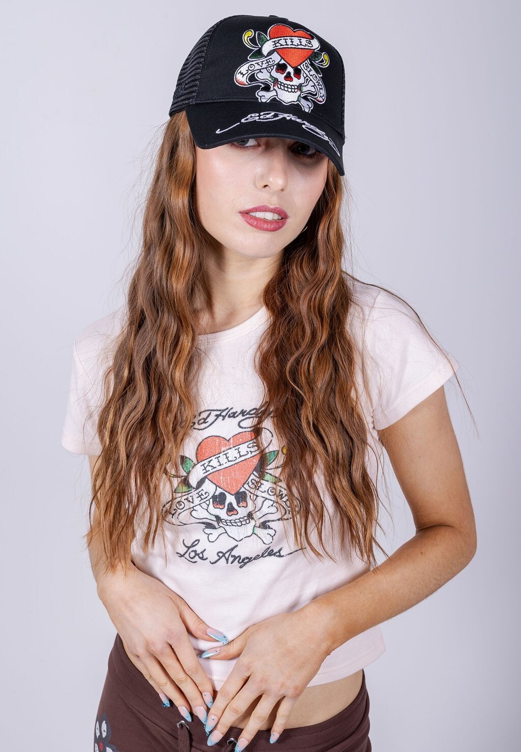 Бейсболка Ed Hardy, черный