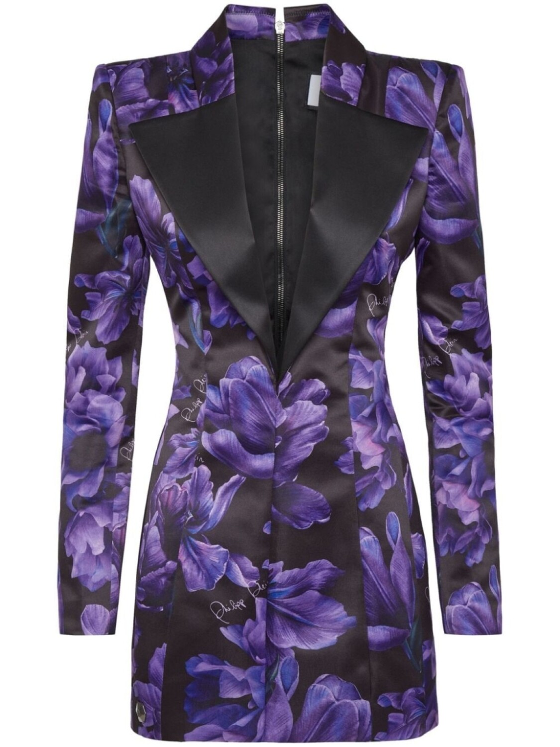 

Philipp Plein платье мини Duchesse с цветочным принтом, черный