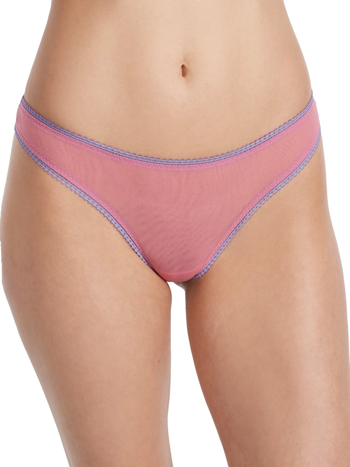 

Женские стринги OnGossamer из сетчатой ткани на бедрах G, цвет Cashmere Rose