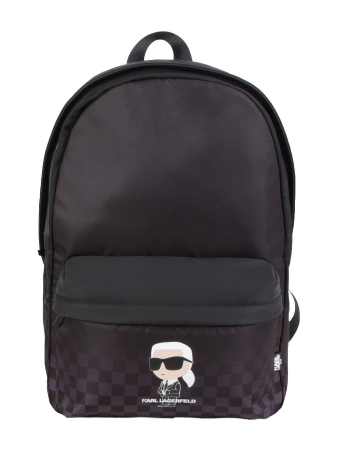 

Karl Lagerfeld Kids твиловый рюкзак K-Ikonik в клетку, черный