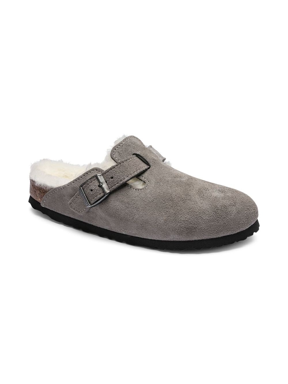 

Замшевые сабо Boston на подкладке из овчины Birkenstock