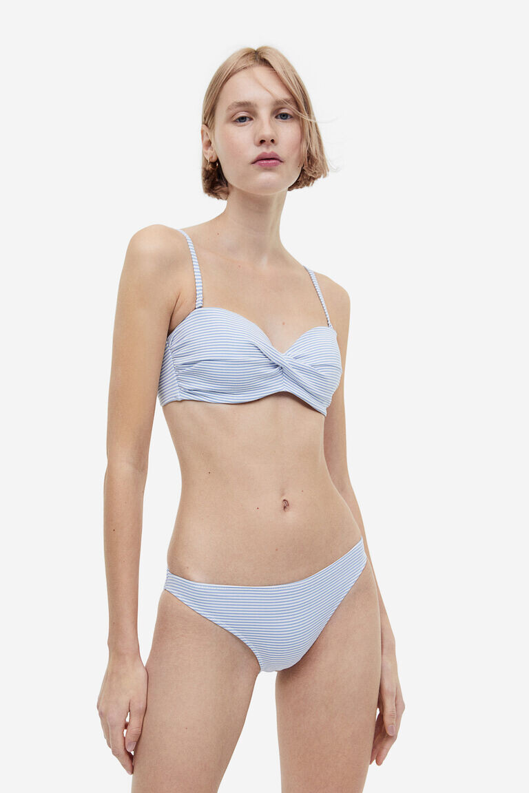 

Лиф бикини-балконет H&M, синий