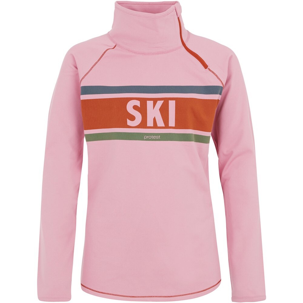 

Футболка с длинным рукавом Protest Prtrieda 1/4 Zip, розовый