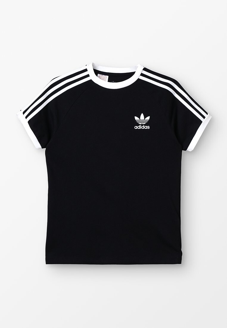 

Футболка с принтом STRIPES TEE adidas Originals, цвет black/white
