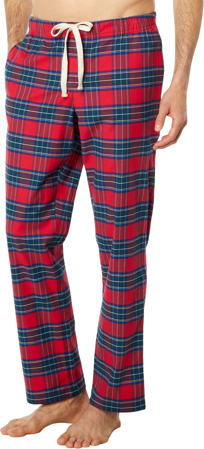 

Фланелевые брюки для отдыха Vineyard Vines, цвет Tartan/Nautical Red