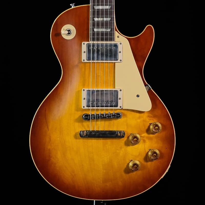 

Электрогитара Gibson Custom 1958 Les Paul Standard Reissue VOS Electric Guitar - Iced Tea Burst