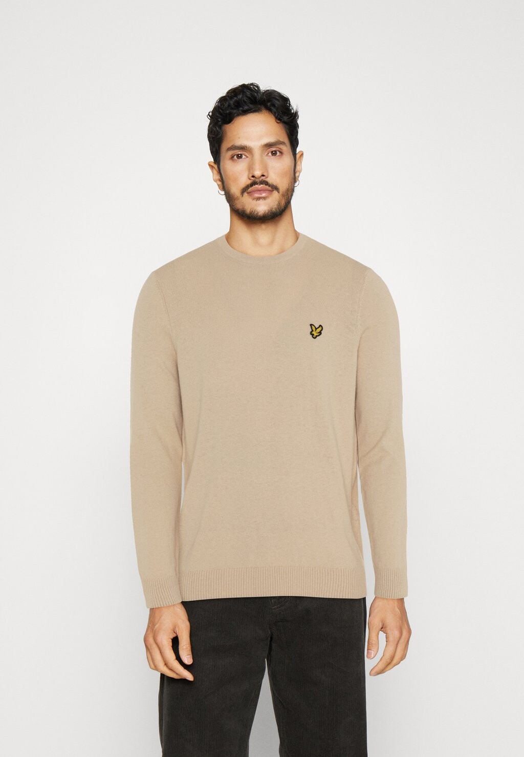 

Свитер ДЖЕМПЕР С КРУГЛЫМ ВЫРЕЗОМ Lyle & Scott, кунжутный