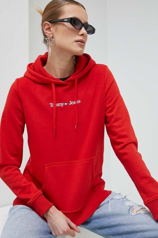 

Толстовка Tommy Jeans, красный