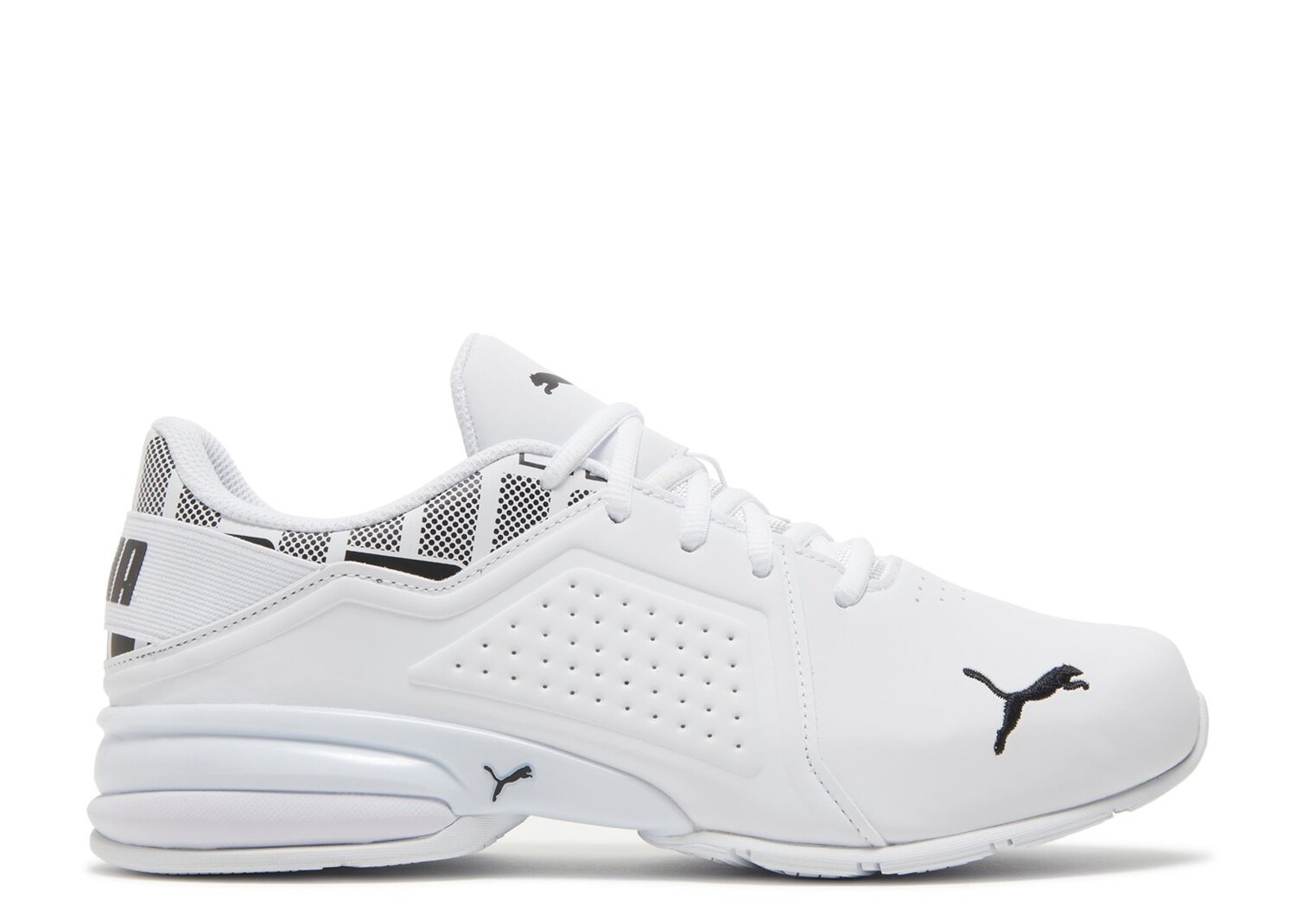 

Кроссовки Puma Viz Runner Repeat Wide 'White Black', белый, Белый;серый