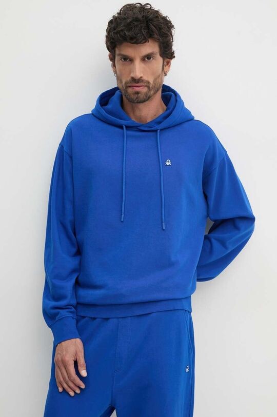 

Хлопковая толстовка United Colors of Benetton, синий