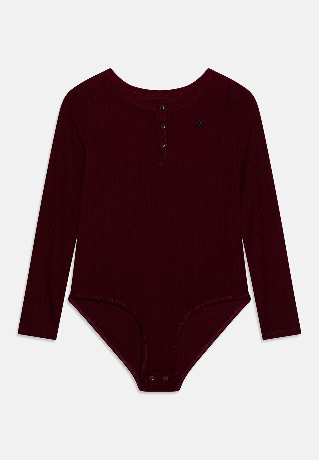 

Футболка с длинным рукавом Long Sleeve Bodysuit Converse, цвет deep bordeaux