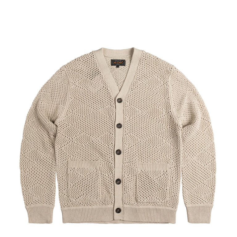 

Кардиган Cardigan Argyle Mesh Beams Plus, бежевый