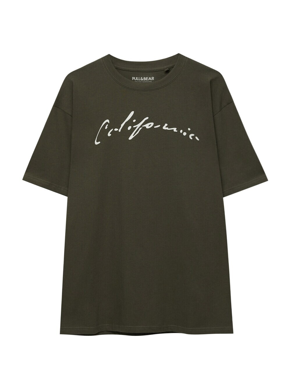 

Футболка Pull&Bear, темно-зеленый