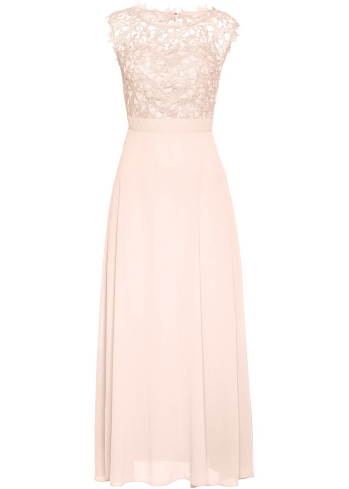 цена Вечернее платье макси с кружевом Bpc Selection, розовый