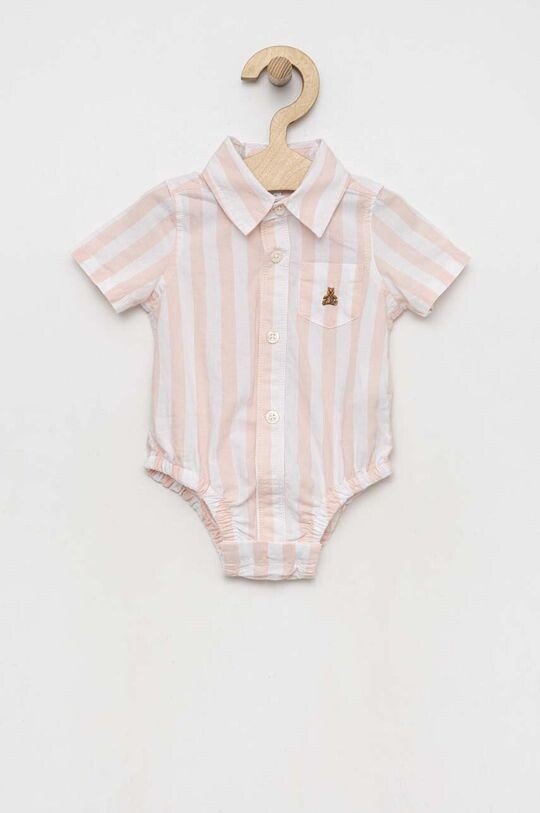 

Хлопковое детское боди GAP, розовый
