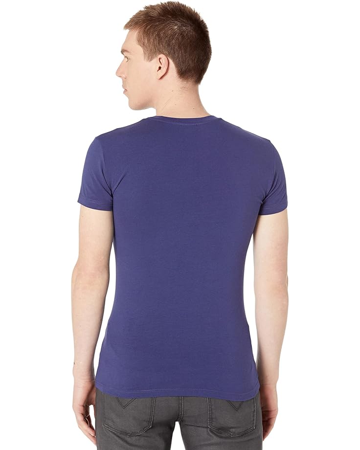Футболка Emporio Armani Rainbow Logo Slim Fit T-Shirt, цвет Copy Blue copy cartridge g