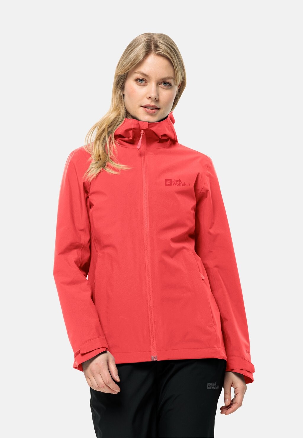 

Дождевик/водоотталкивающая куртка ROBURY L Jack Wolfskin, цвет vibrant red