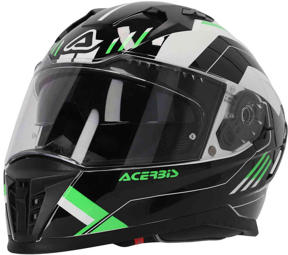 

Графический шлем X-Way Acerbis, черный/зеленый