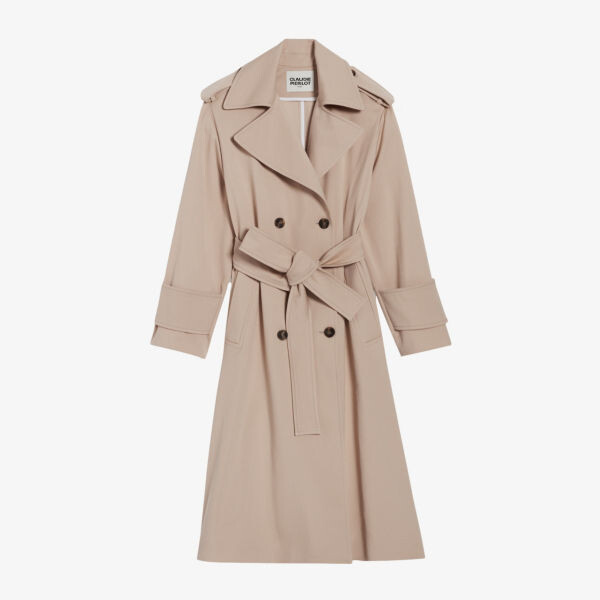 

Gwendal двубортный удлиненный тренч из хлопка Claudie Pierlot, цвет naturels