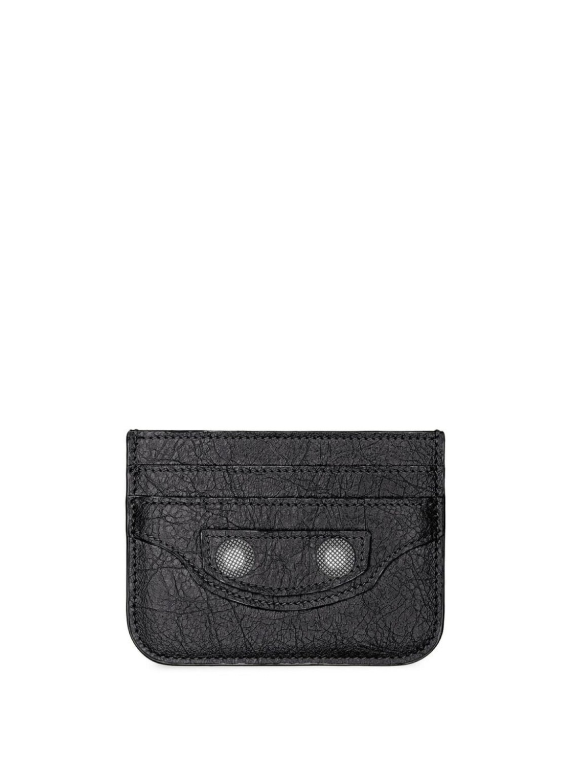 

Balenciaga картхолдер Le Cagole с эффектом кракле, черный