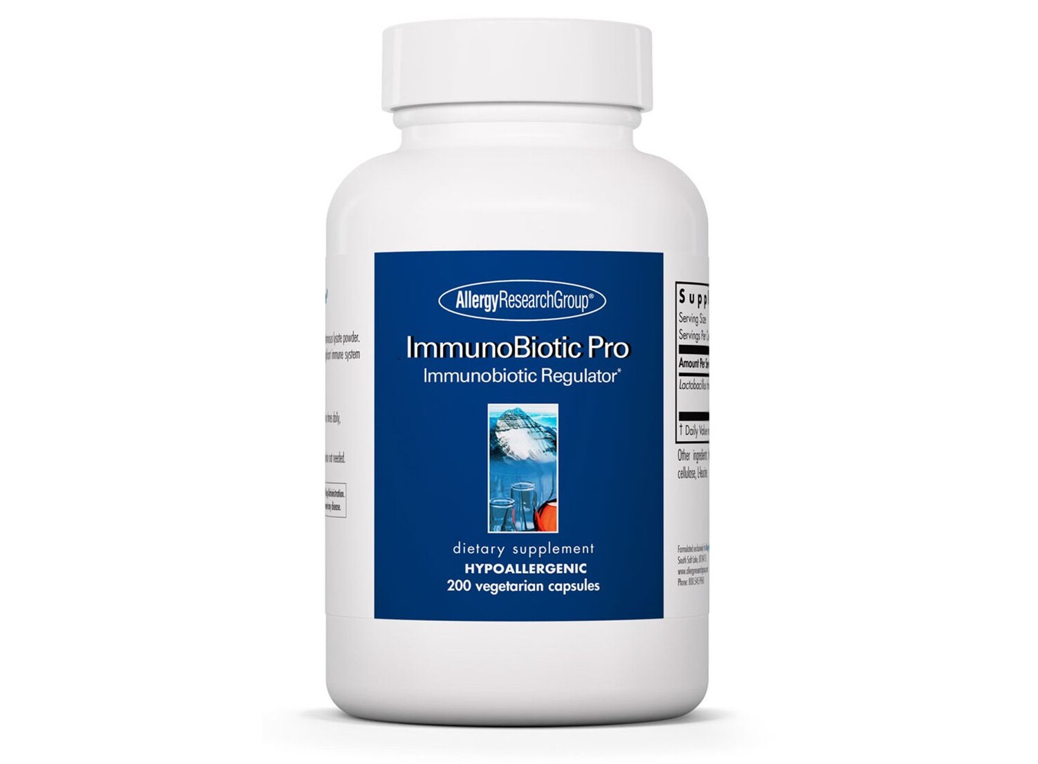

Allergy Research Group, ImmunoBiotic Pro, 200 вегетарианских капсул ARG