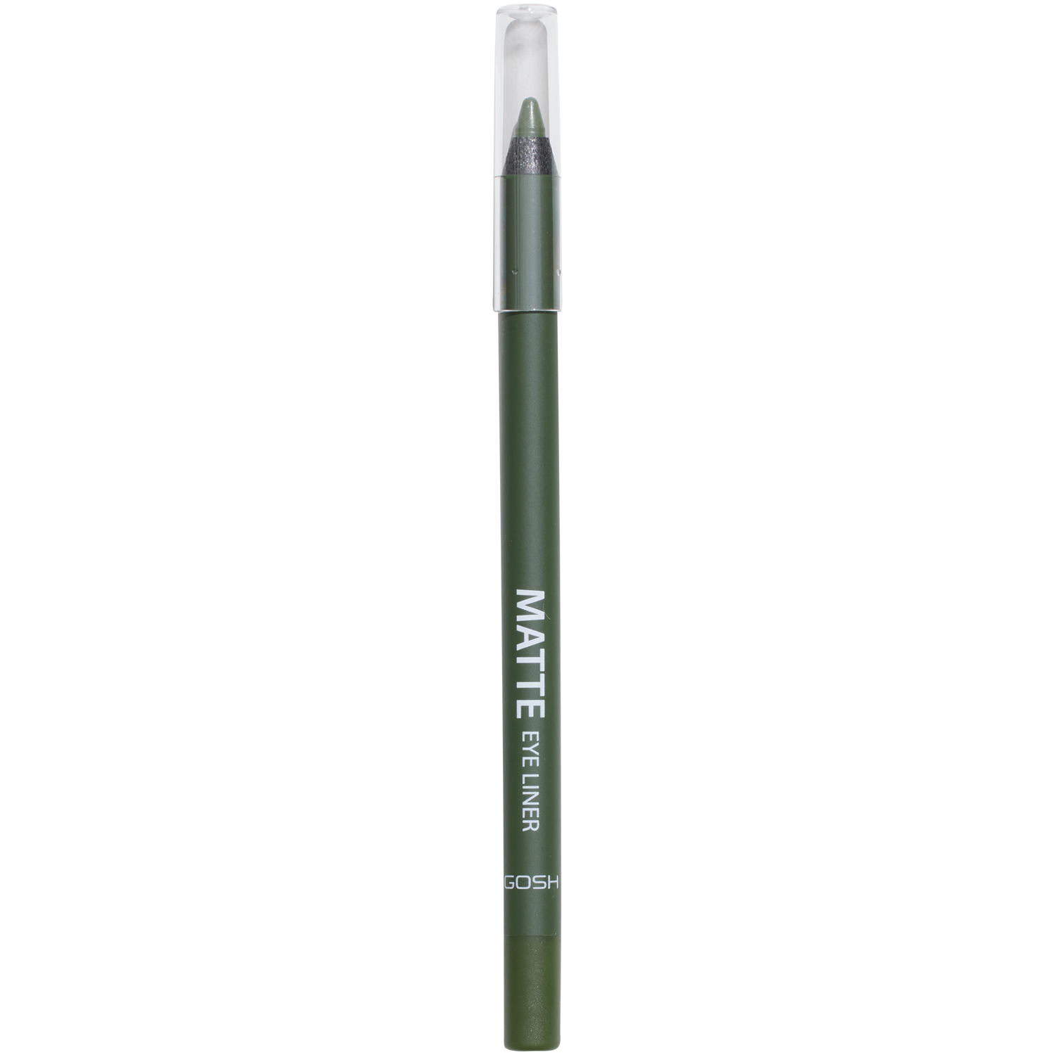 Матовая подводка для глаз 018 оливково-зеленого цвета Gosh Matte, 1,2 гр