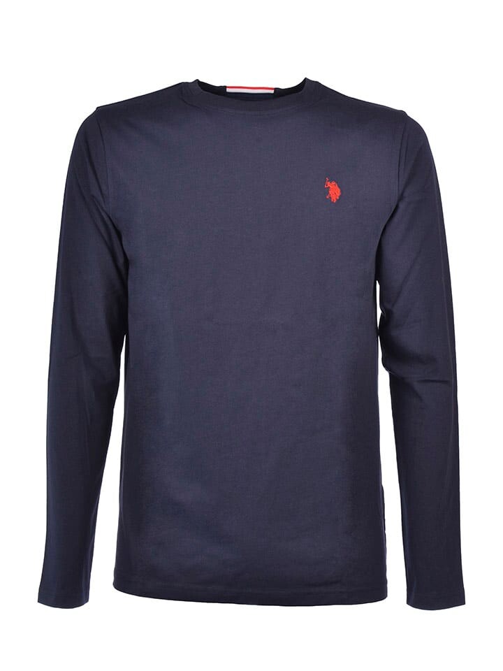 

Лонгслив U.S. Polo Assn., темно-синий