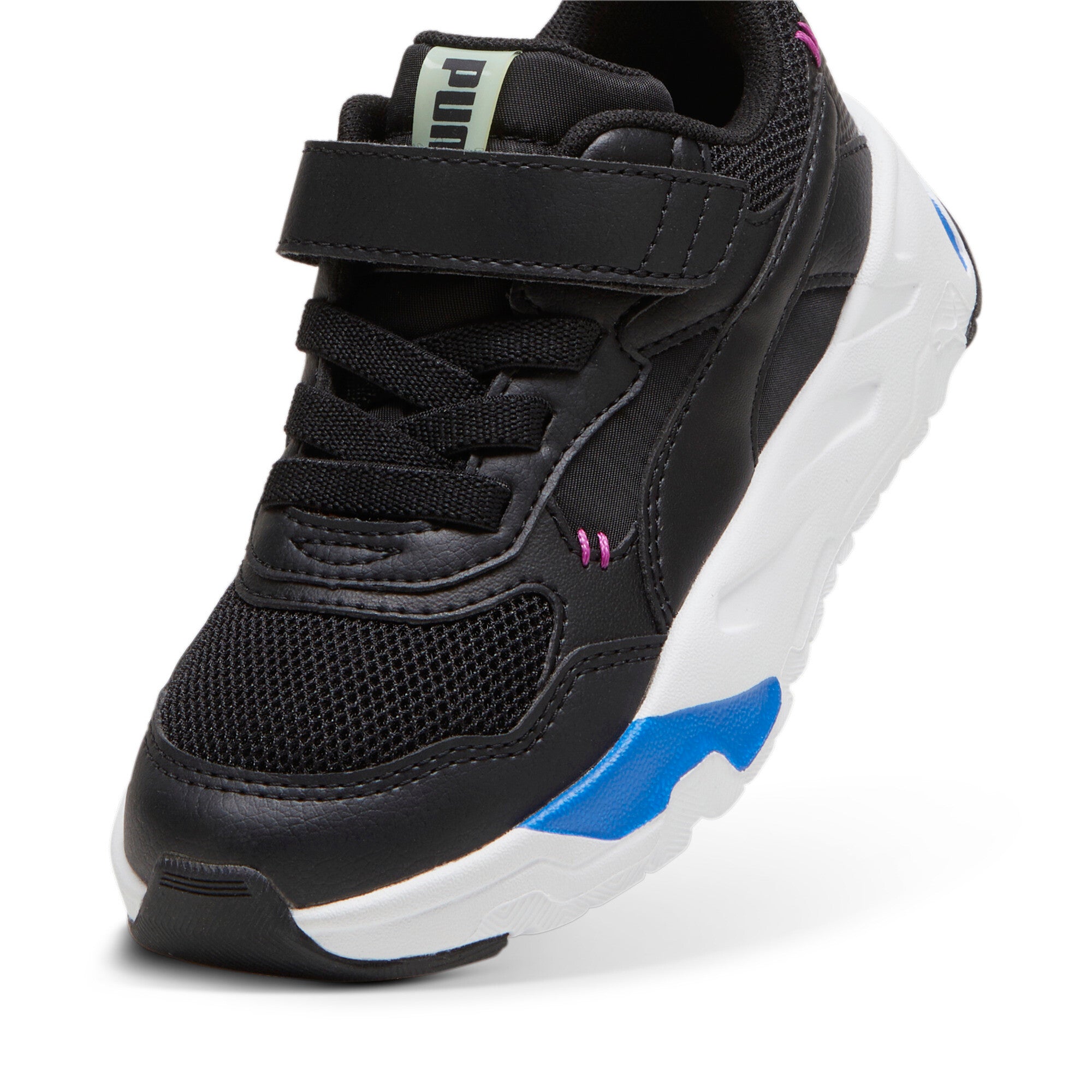 

Кроссовки PUMA Little Kids Trinity Mid 90s, цвет Black/Black/Cool Cucumber/Hyperlink Blue