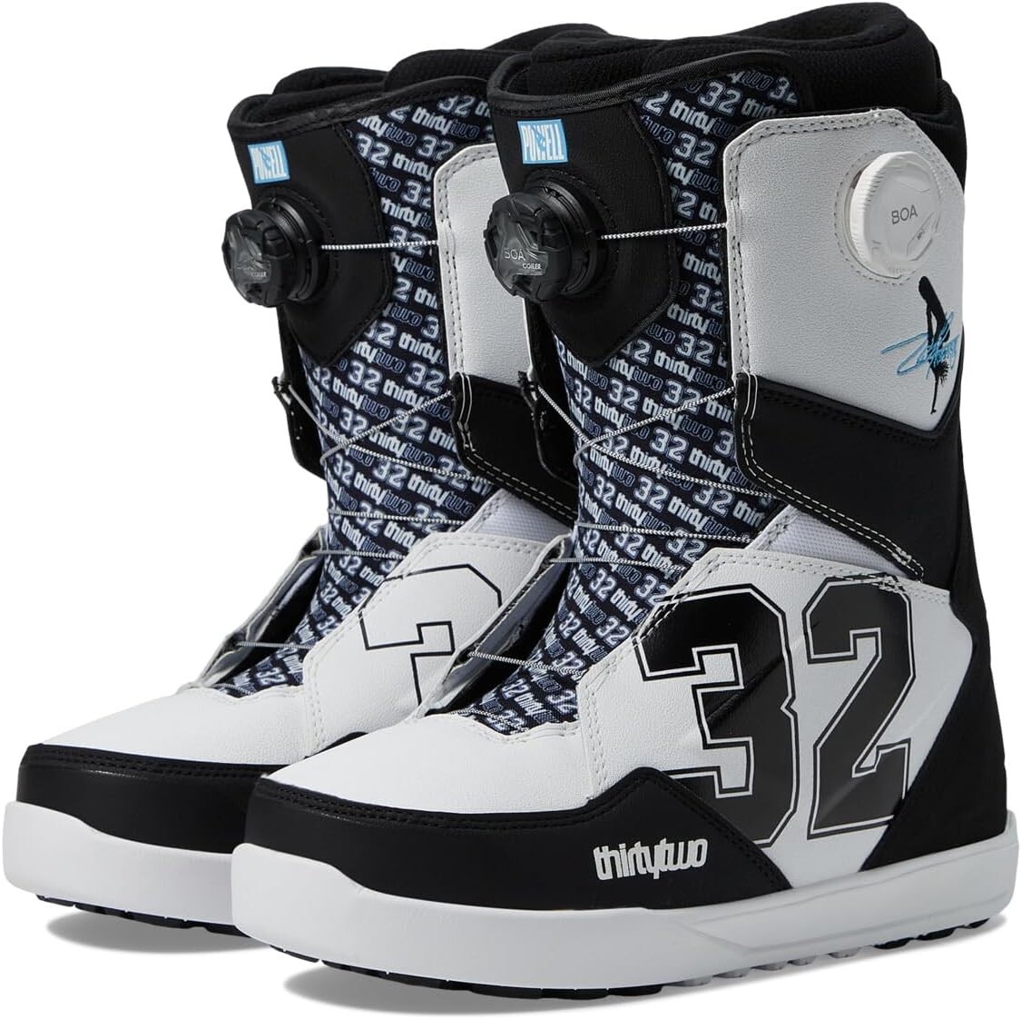 

Ботинки Lashed Double Boa Powell '23 thirtytwo, цвет White/Black