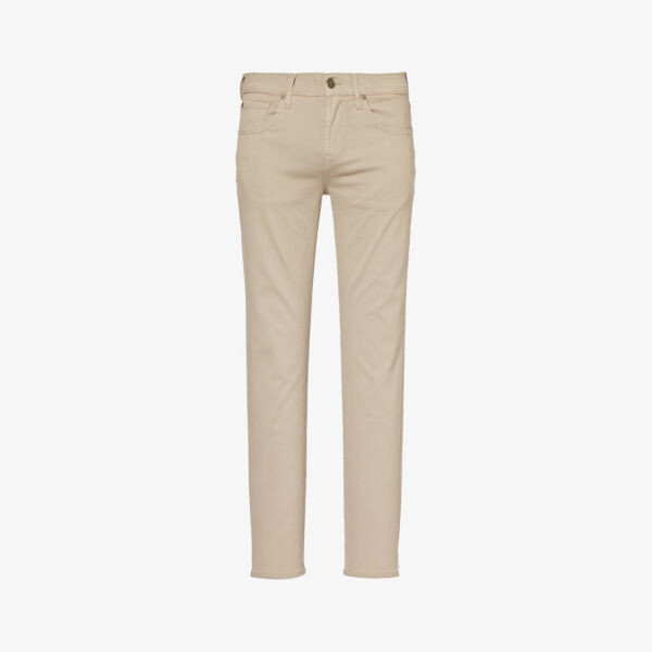 

Джинсы Slimmy Tapered из эластичного денима узкого кроя с фирменной нашивкой 7 For All Mankind, серый
