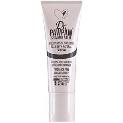 Pawpaw Shimmer Balm 10 мл Многоцелевой бальзам для губ и кожи - веганская и этическая красота, Dr. Pawpaw Original Balm