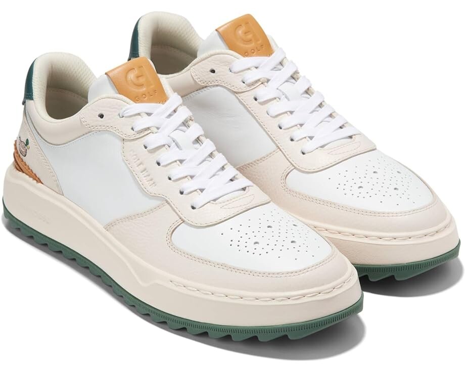 

Кроссовки Cole Haan Grandpro Crossover Golf, цвет White Cap Gray/Optic White/Ivory/Myrtle