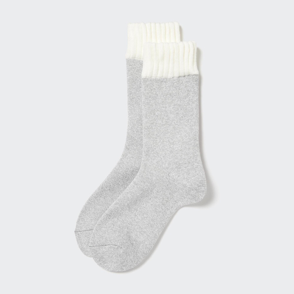 

Мужские носки Uniqlo HEATTECH с резинкой, серый