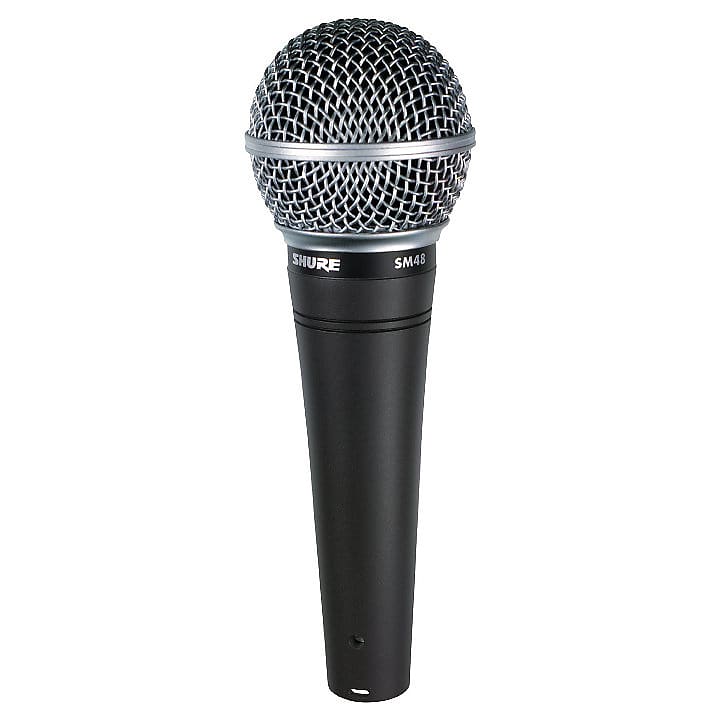 Динамический вокальный микрофон Shure SM48-LC shure sm48 lc вокальный динамический микрофон кардиоидный 55 14000 гц 1 3 мв па с держателем и че