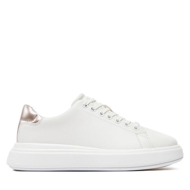 

Кроссовки Calvin Klein Cupsole Lace Up Leather HW0HW01987 White/Crystal Gray 02Z, белый