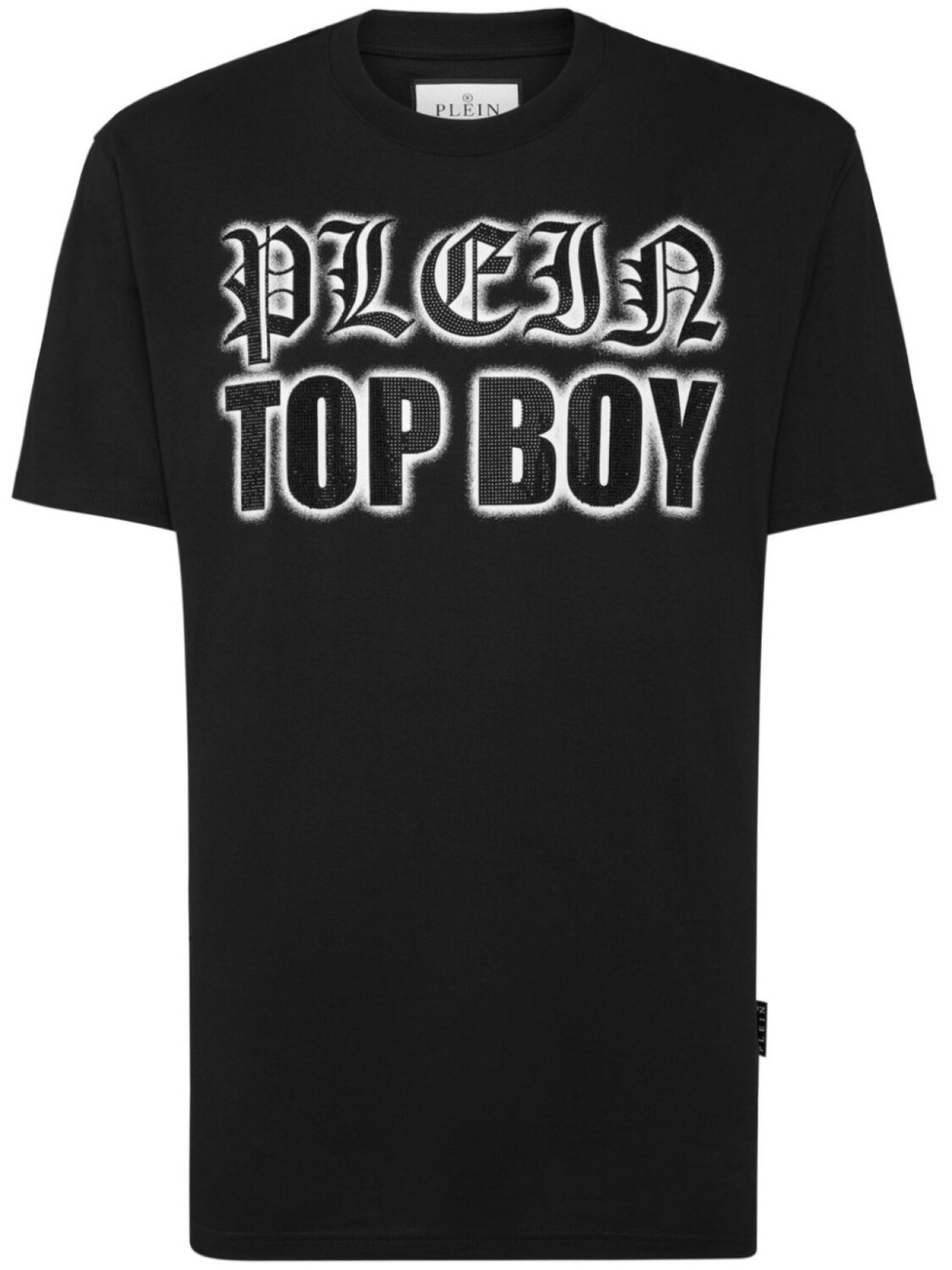 

Philipp Plein футболка с кристаллами, черный