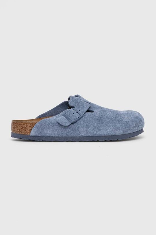 

Шлепанцы Boston из замши Birkenstock, синий