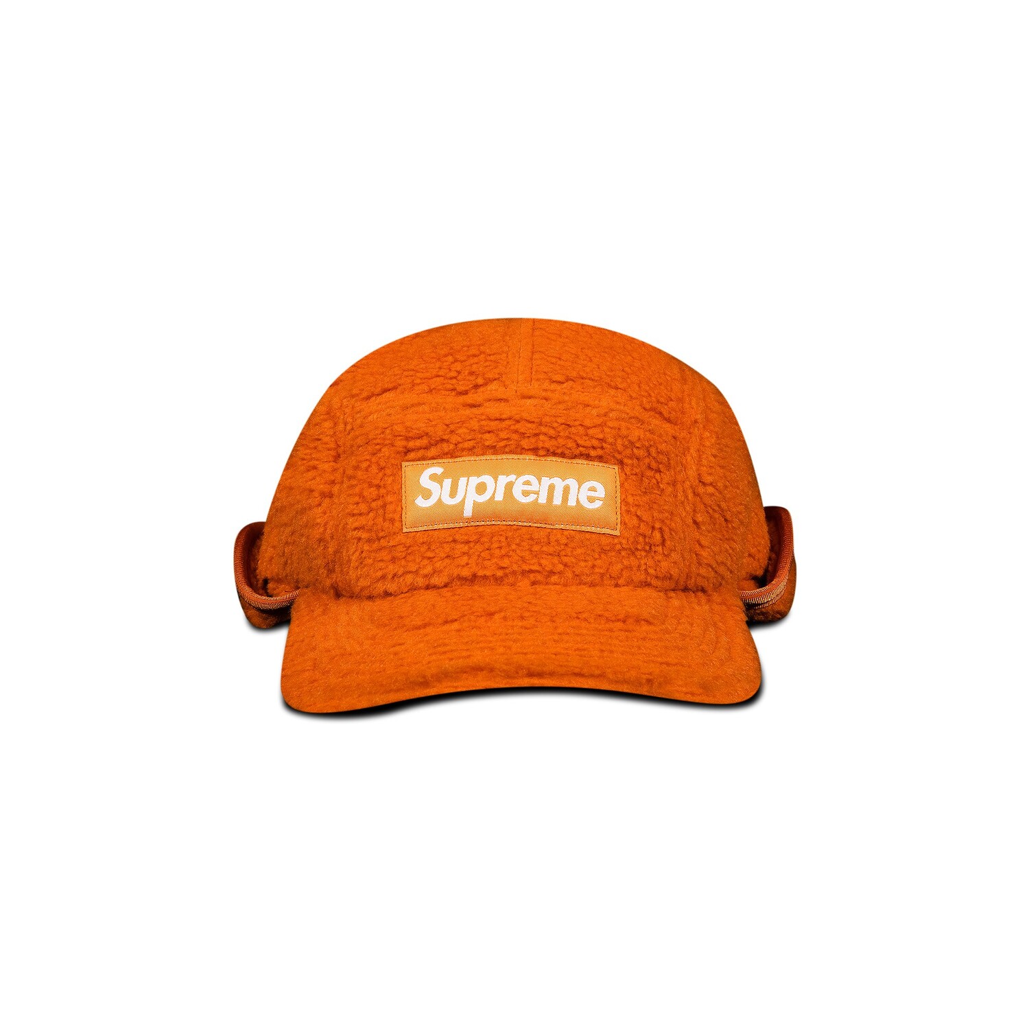 

Кепка-ушанка Supreme с глубоким ворсом, оранжевая