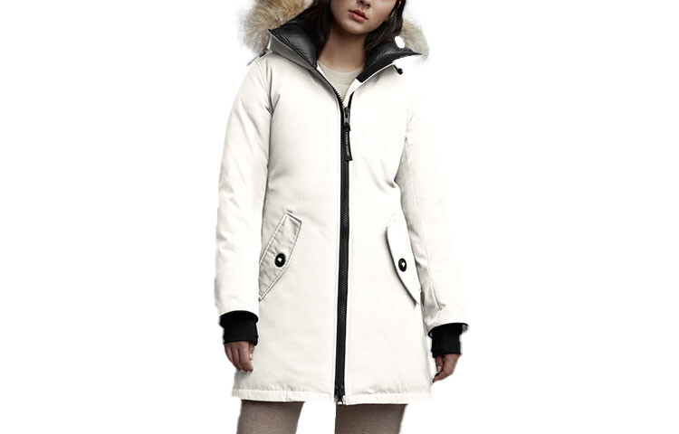 

Пуховик женский белый Canada Goose