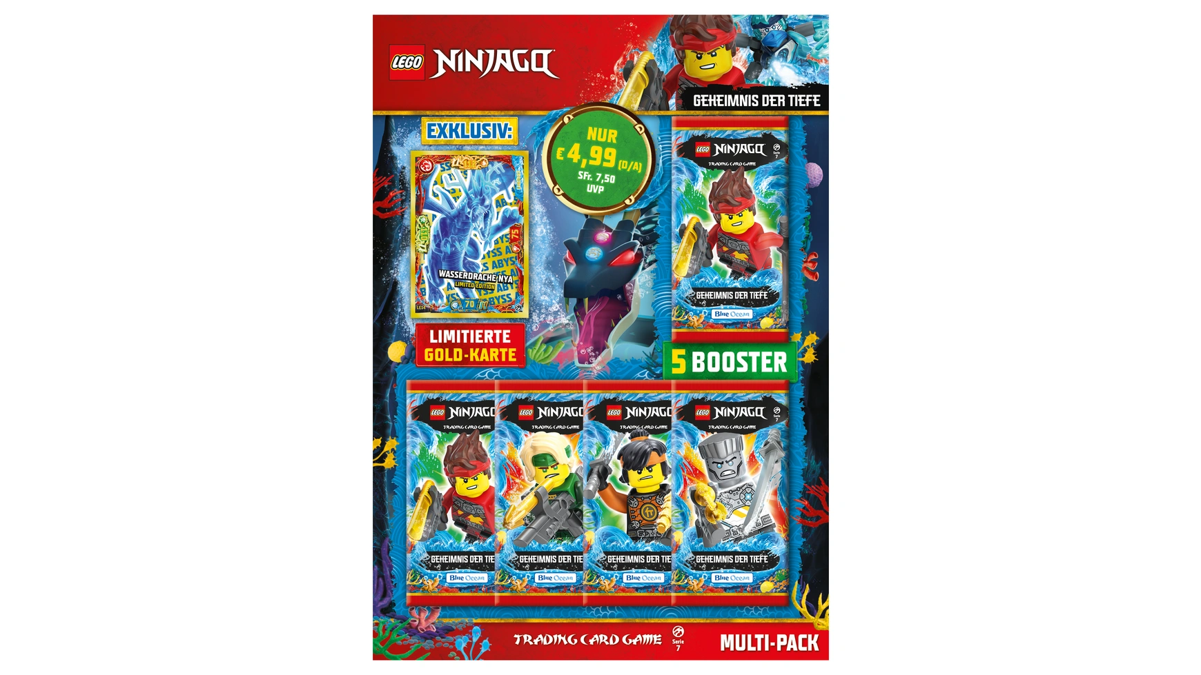 цена Blue Ocean МУЛЬТИПАКЕТ LEGO Ninjago Series 7, номер 1
