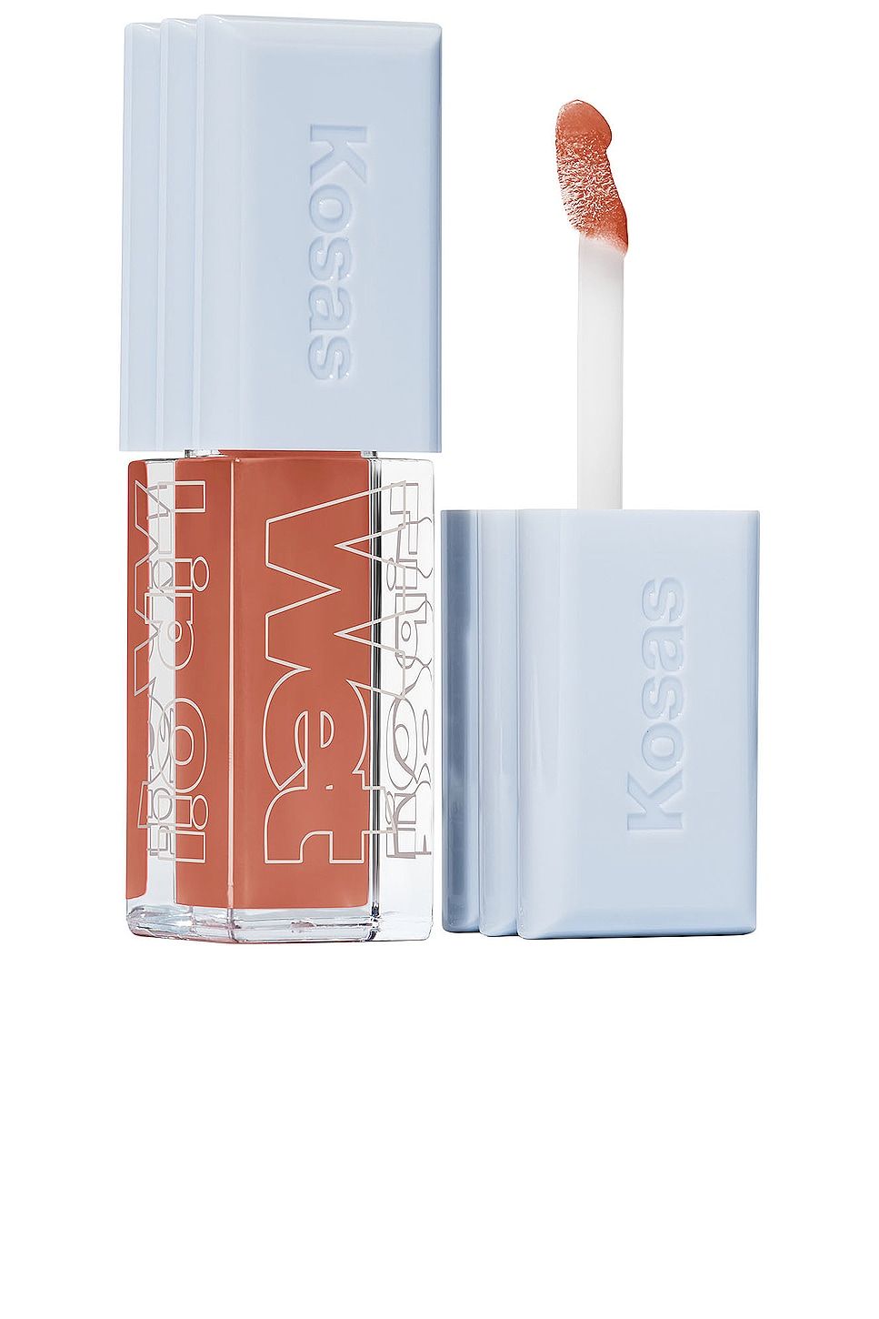 цена Блеск для губ Kosas Wet Lip Oil Plumping Treatment Gloss, цвет Bare